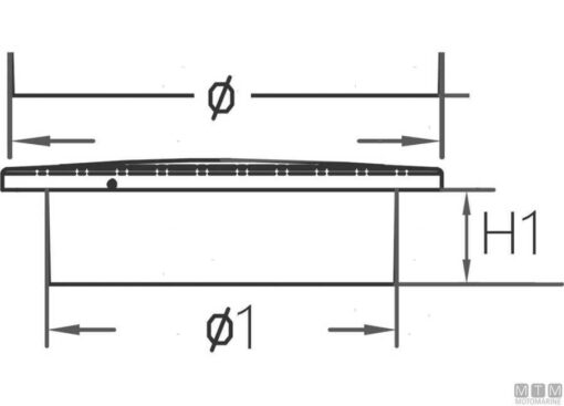 Waterdichte Led Licht 81mm warm wit - Afbeelding 2
