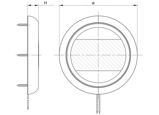 LED Lamp Wit 130mm 12-24v - Afbeelding 2