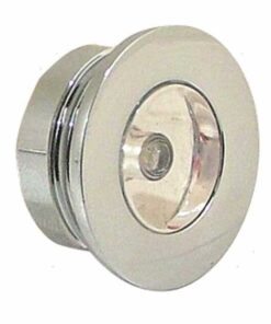 Verchroomde Led Welkomstlicht Rond 32mm koud licht