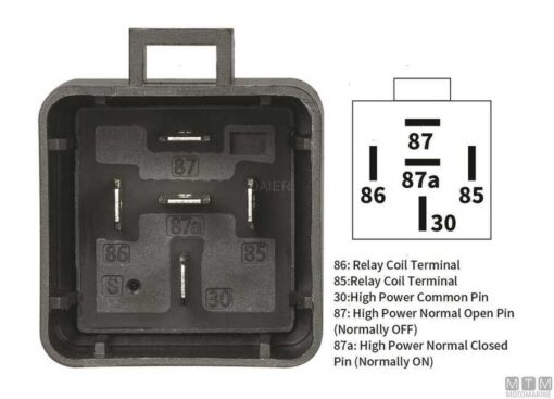 Relais SPDT 24V 40AMP - Afbeelding 7