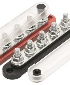 Elektrische bar zwart 5M8 terminals 150amp