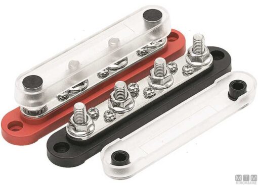 Elektrische bar rood 4M8+6M4 terminals 150amp