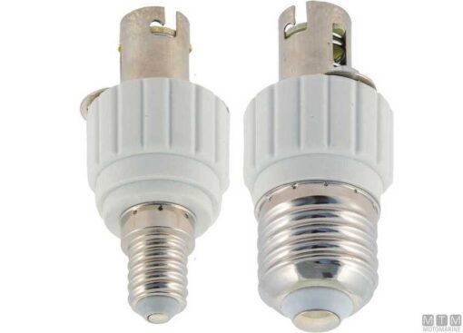 Adapter van BA15D naar E27