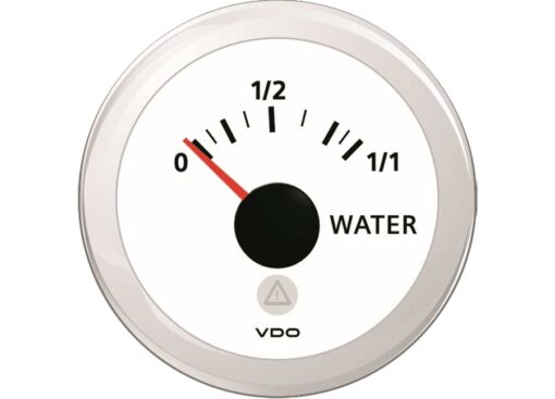 Ampermeter Vdo Wit -60+60A 52mm - Afbeelding 3