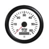 Toerentalmeter/Uurmeter Uflex Ultra Wit 8000rpm 85mm