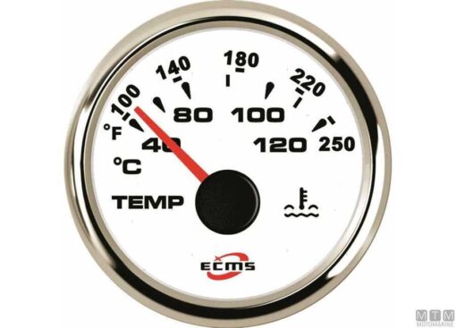 Trim Gauge ECMS Wit 0-190 Ohm 52mm - Afbeelding 7