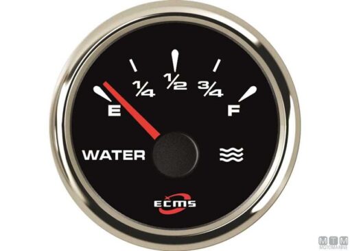 Olie Drukmeter Zwart - Chroom ECMS 0-30 bar 52 mm - Afbeelding 2