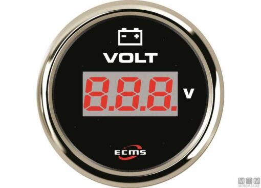 Trim Gauge ECMS zwart-chroom 0-190 Ohm 52mm - Afbeelding 15