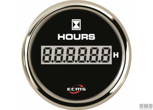 Trim Gauge ECMS zwart-chroom 0-190 Ohm 52mm - Afbeelding 13