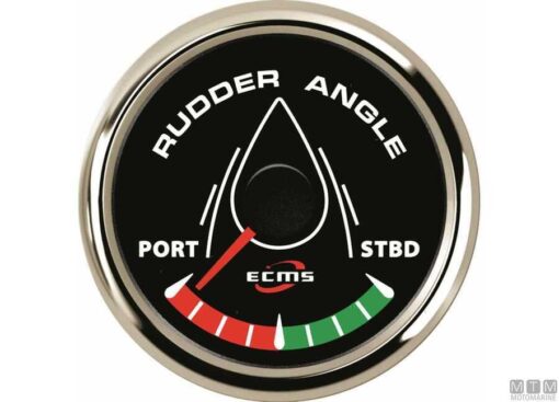 Trim Gauge ECMS zwart-chroom 0-190 Ohm 52mm - Afbeelding 12