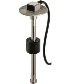ECMS RVS water- en brandstofniveausensoren 12-24v / 0-190ohm - 150mm