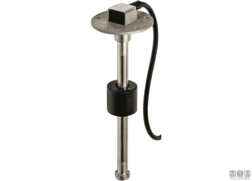 ECMS RVS water- en brandstofniveausensoren 12-24v / 0-190ohm - 150mm