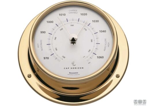 Gepolijst Messing Marine Klok Cap Horizon Barigo 120mm