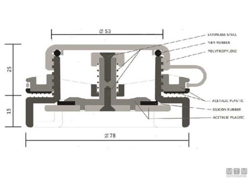 Bravo 260hv Inflatieklep - Afbeelding 3