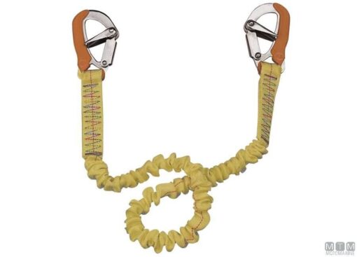 Elastische Veiligheidslijn met drie haken (100 -200-100cm) - Afbeelding 2