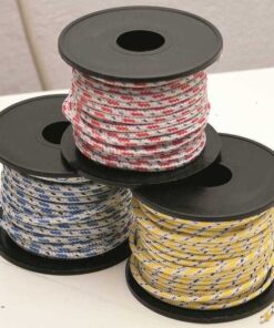 Polyester multicolor spoelen kleur geel ø 3 mm l 15 m
