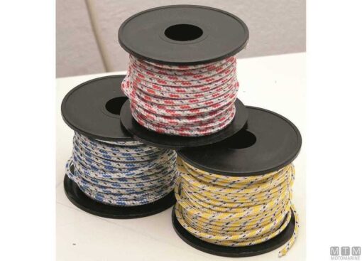 Polyester multicolor spoelen kleur geel ø 3 mm l 15 m