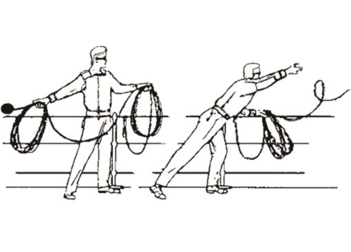 Geladen Lijn-Thrower Leer 0,4kg - Afbeelding 2
