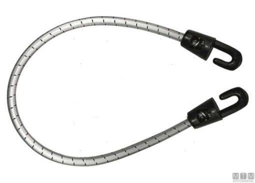 Elastische Lijn met Zwarte Haken 4mm x 20cm