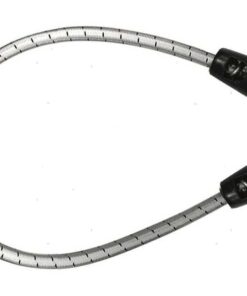 Elastische Lijn met Zwarte Haken 4mm x 20cm