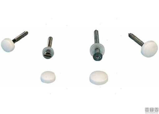 Plastic schroefringen met doppen 4,8-6,0mm 100st
