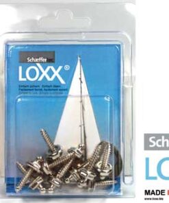 Set 10 stuks Roestvrijstalen Loxx-Tenax zelftappende schroeven 16mm