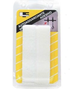 Blister zelfklevende velcro strips dim 20 x 1000 mm