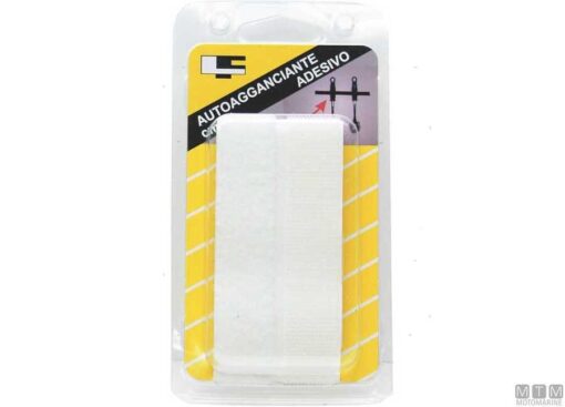 Blister zelfklevende velcro strips dim 20 x 1000 mm