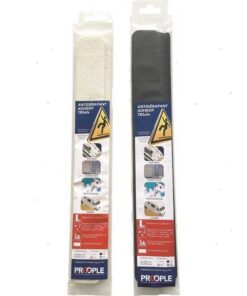 Topkwaliteit voorgeknipte antislipstrips kleur zwart dim 4 x 35 cm stuks/verpakking 10