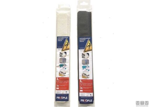 Topkwaliteit voorgeknipte antislipstrips kleur zwart dim 4 x 35 cm stuks/verpakking 10