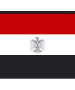 Polyester Vlag Egypte 20 x 30cm