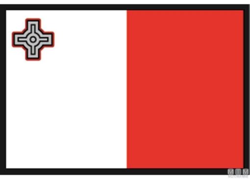 Polyester Vlag Malta 40 x 60cm