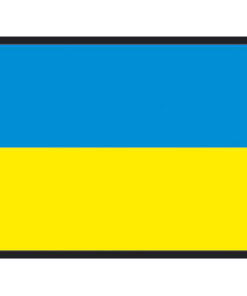 Vlag van Oekraïne cm 20 x 30 