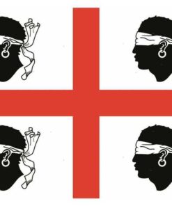 Sardinië vlag cm 30 x 45