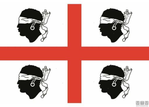 Sardinië vlag cm 30 x 45