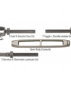 Modulaire Spanner - RVS T-Toggle L 5/16"