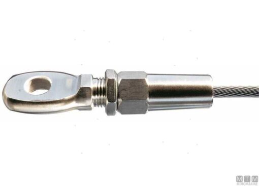 RVS Snelle Terminal met oog voor kabel 4mm