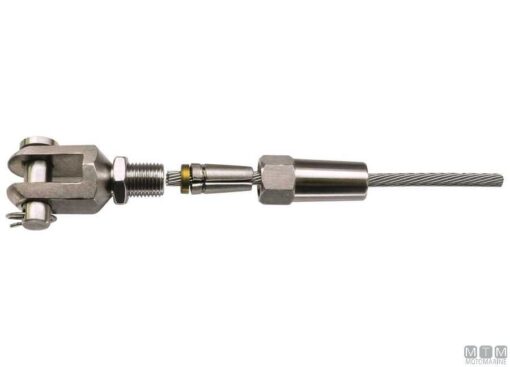 Vork Terminals Draad Kabel 6mm RVS - Afbeelding 3