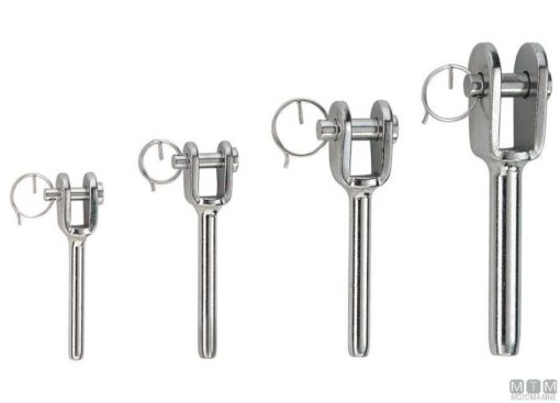 RVS Persklem met Vork 4mm
