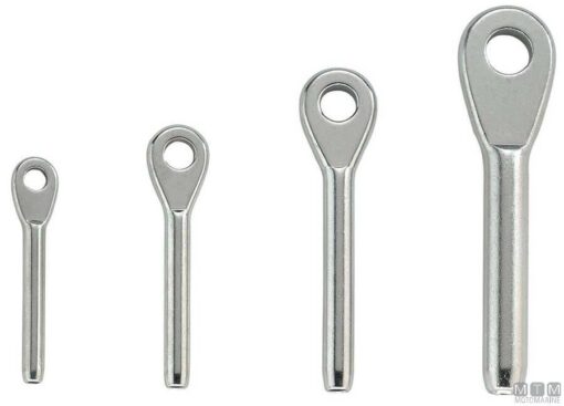 RVS Persklem met oog 5mm - Afbeelding 2