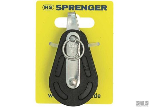 Dubbele katrol Sprenger HS 28mm voor 8mm lijnen - Afbeelding 2