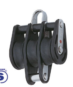 Katrol Triple met Becket Sprenger 28mm voor lijnen tot 8mm