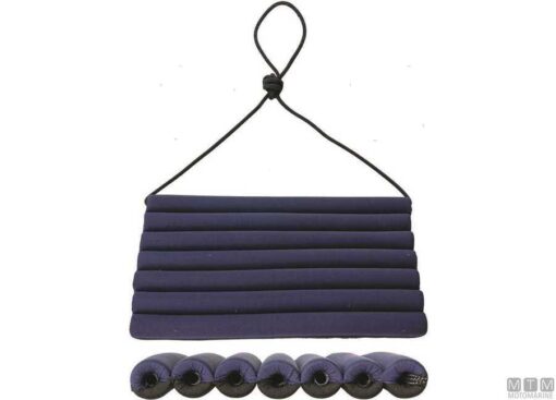 Opvouwbare vlakke fender blauw/zwart dim 500 x 320 x 40 mm