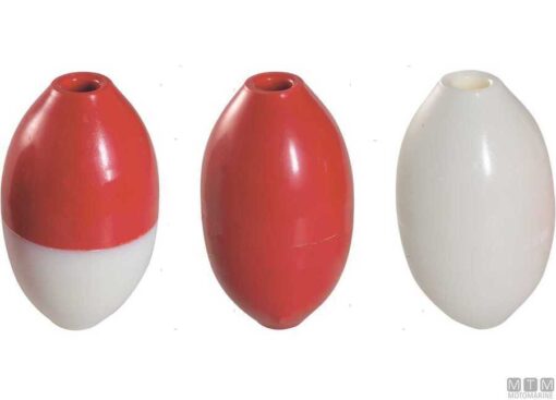 Zwevende olijfboei Rood 70 x 125mm - Afbeelding 2