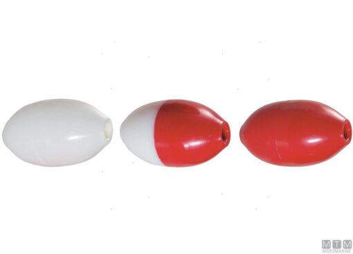 Zwevende olijfboei Rood 70 x 125mm