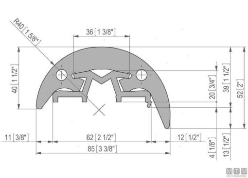 Grijze terminal voor Tessilmare Radial 40 - Afbeelding 13