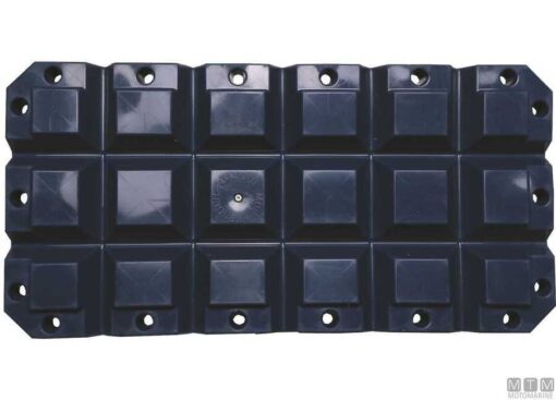Majoni multi fender kleur blauw afmetingen 60 x 30 x 8 cm - Afbeelding 2