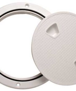 Ronde inspectie luiken Wit 143 x 101mm