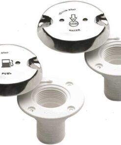 Plastic brandstofdop met roestvrijstalen dop voor 50mm slang