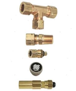1/4" NPT Rechte Fitting Ultraflex